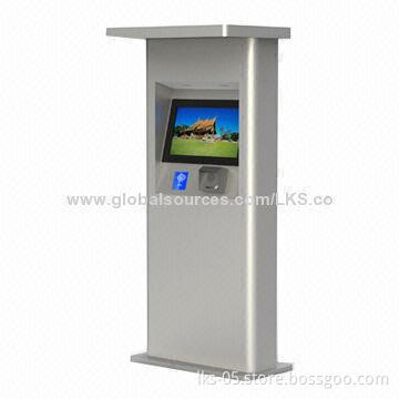 Outdoor Information Kiosk with 21.5-inch Touch Screen and Interphone Functions